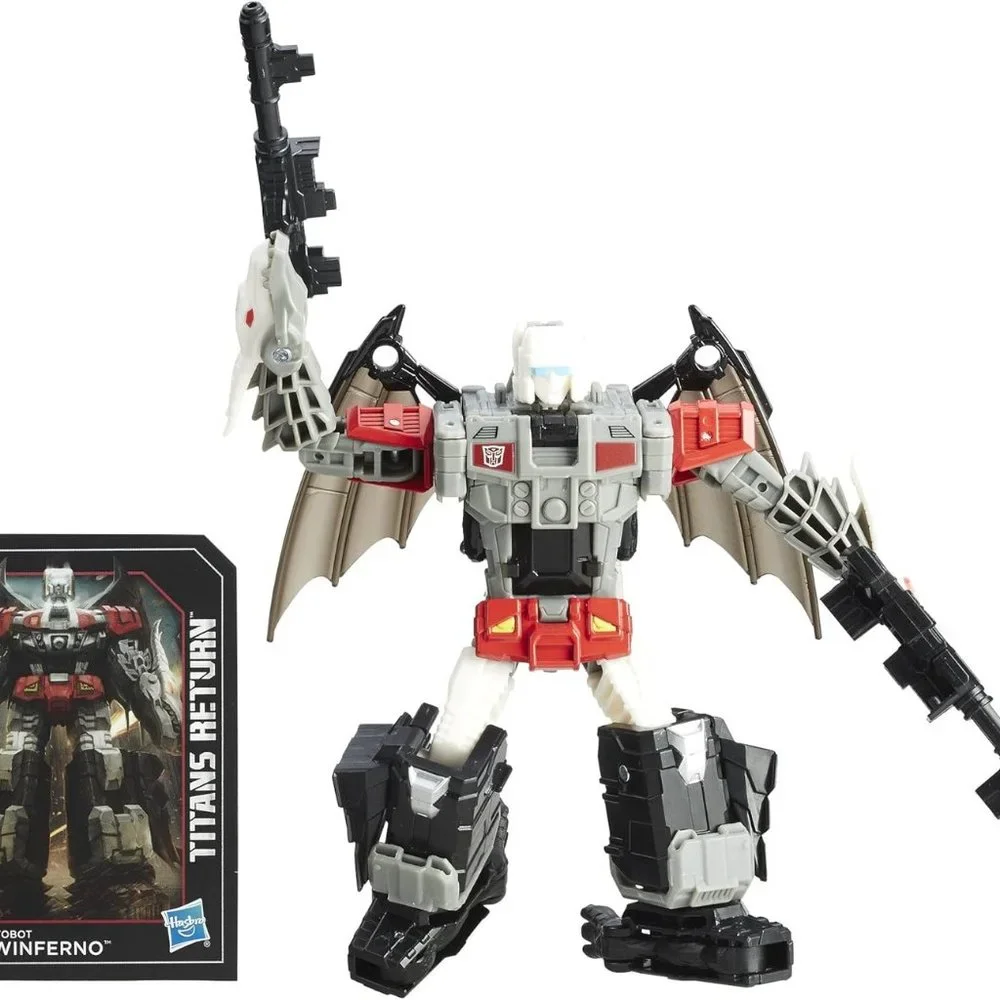 Transformers Generations Deluxe Class Titans Return DABURU & TWINFERNO SEALED